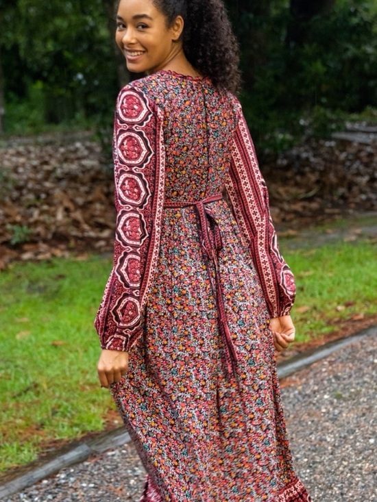 NATURAL LIFE Dresses & Skirts - Natural Life Rosa Maxi Bohemian
Dress floral fall cottagecore